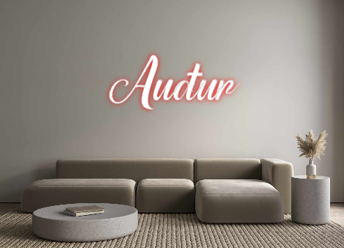 Custom Neon: Auður