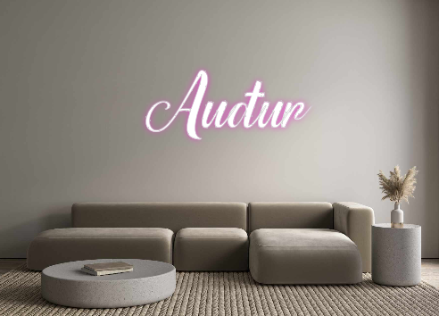 Custom Neon: Auður