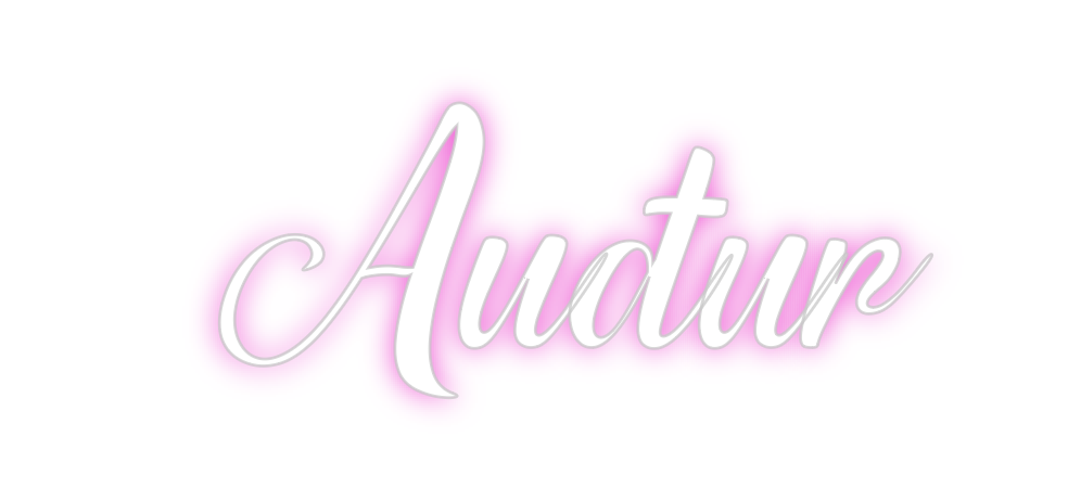 Custom Neon: Auður