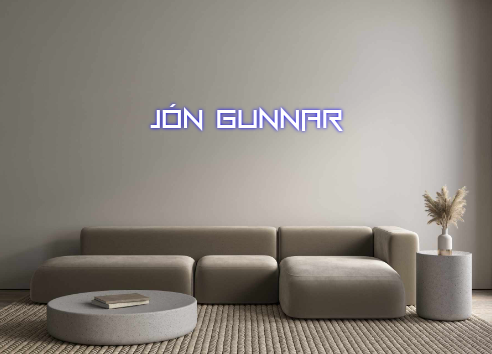 Custom Neon: Jón Gunnar