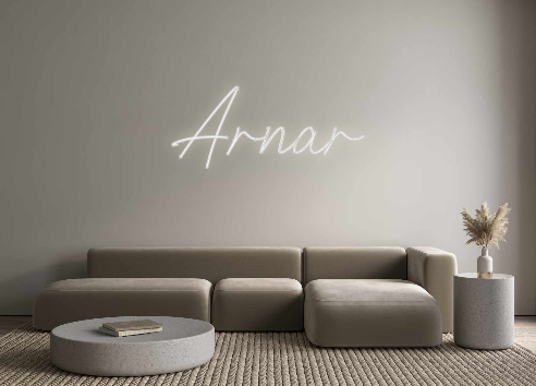 Custom Neon: Arnar