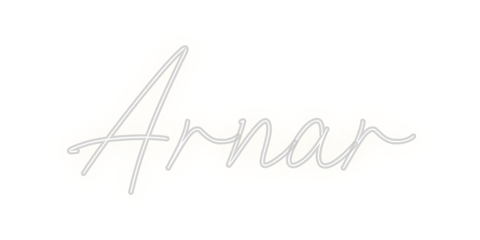 Custom Neon: Arnar