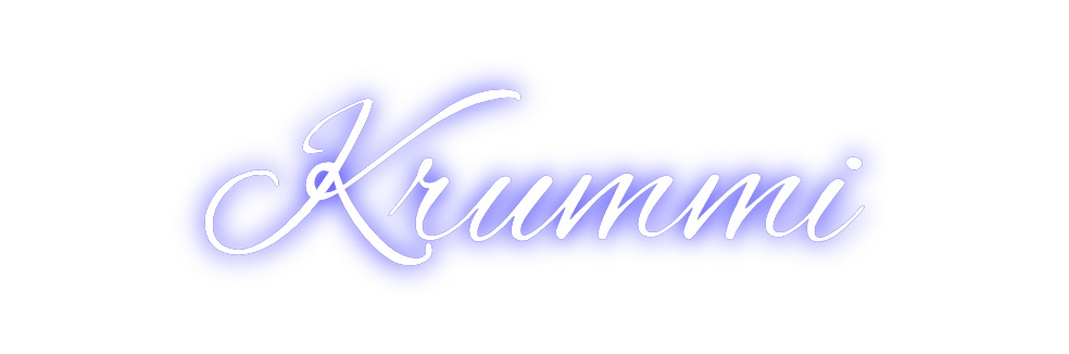 Custom Neon: Krummi