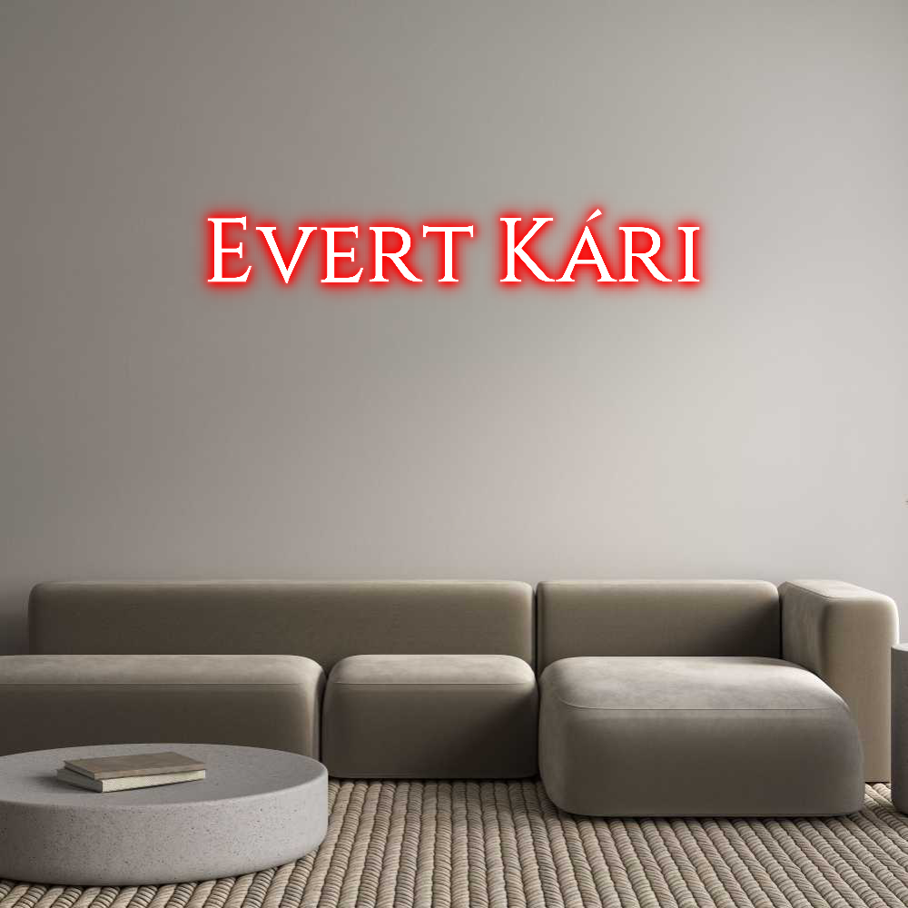 Custom Neon: Evert Kári