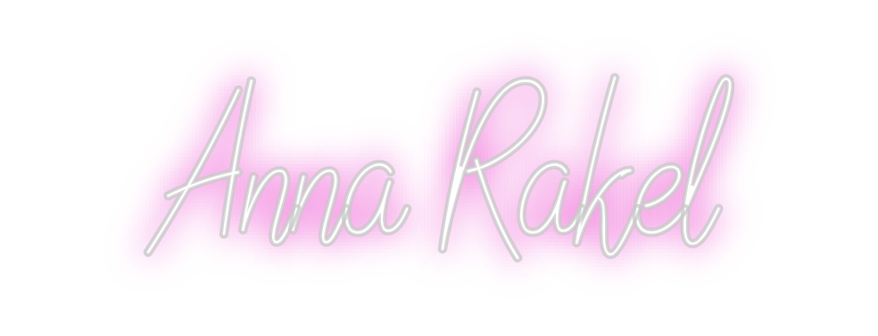 Custom Neon: Anna Rakel