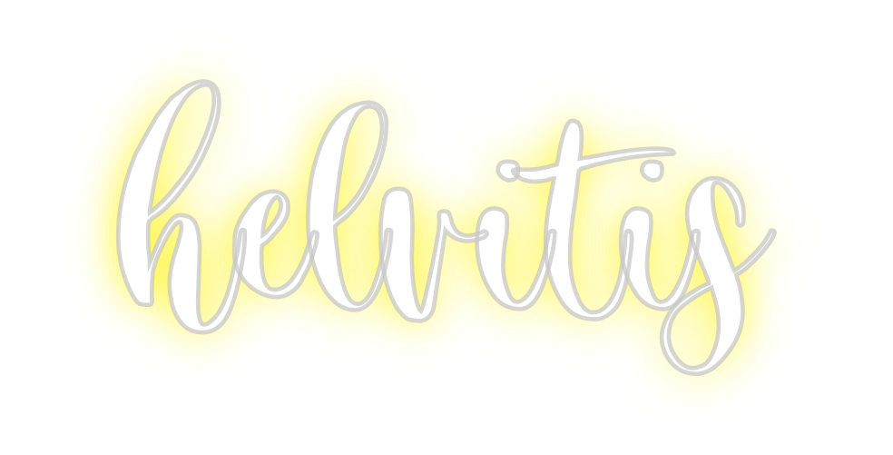 Custom Neon: helvitis