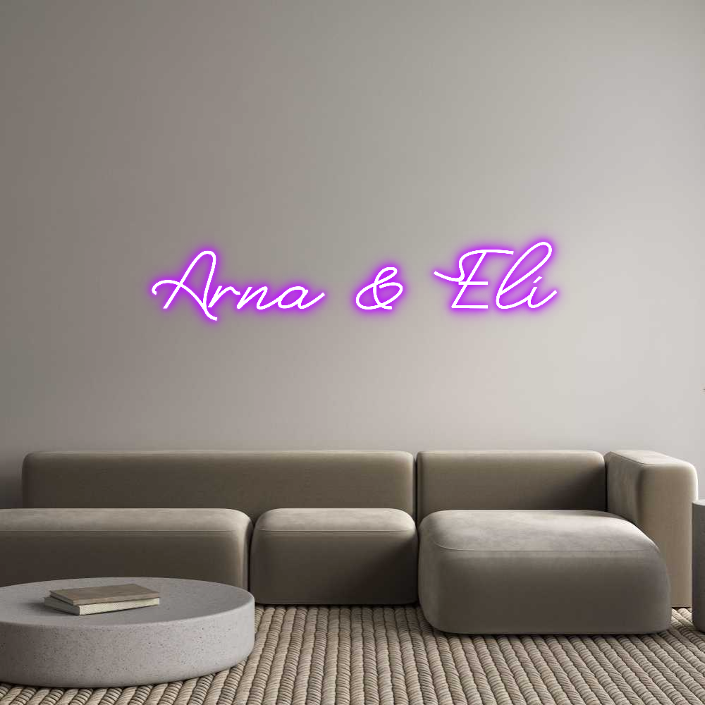 Custom Neon: Arna & Elí