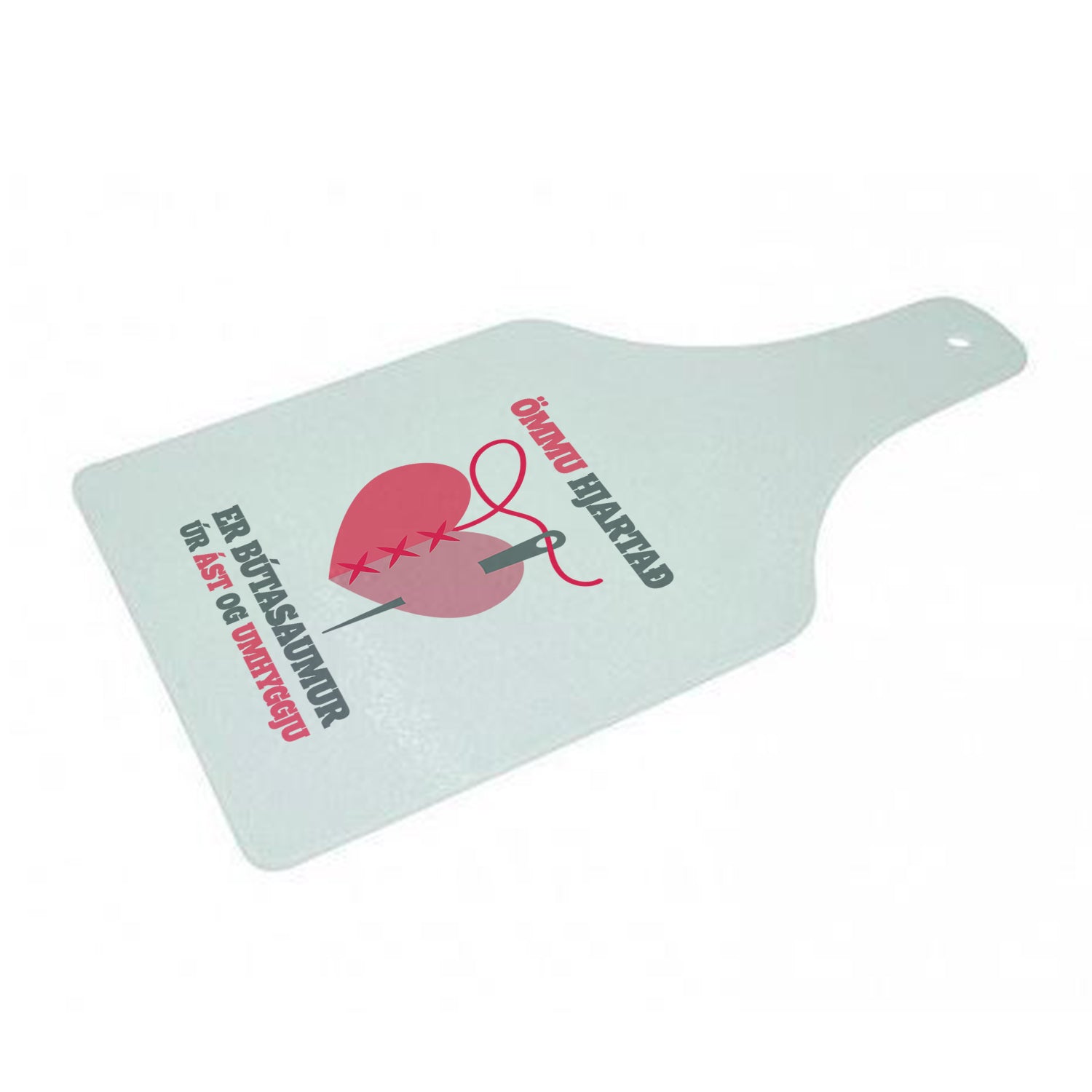 ÖMMU HJARTAÐ ER BÚTASAUMUR ÚR ÁST OG UMHYGGJU - Skurðarbretti