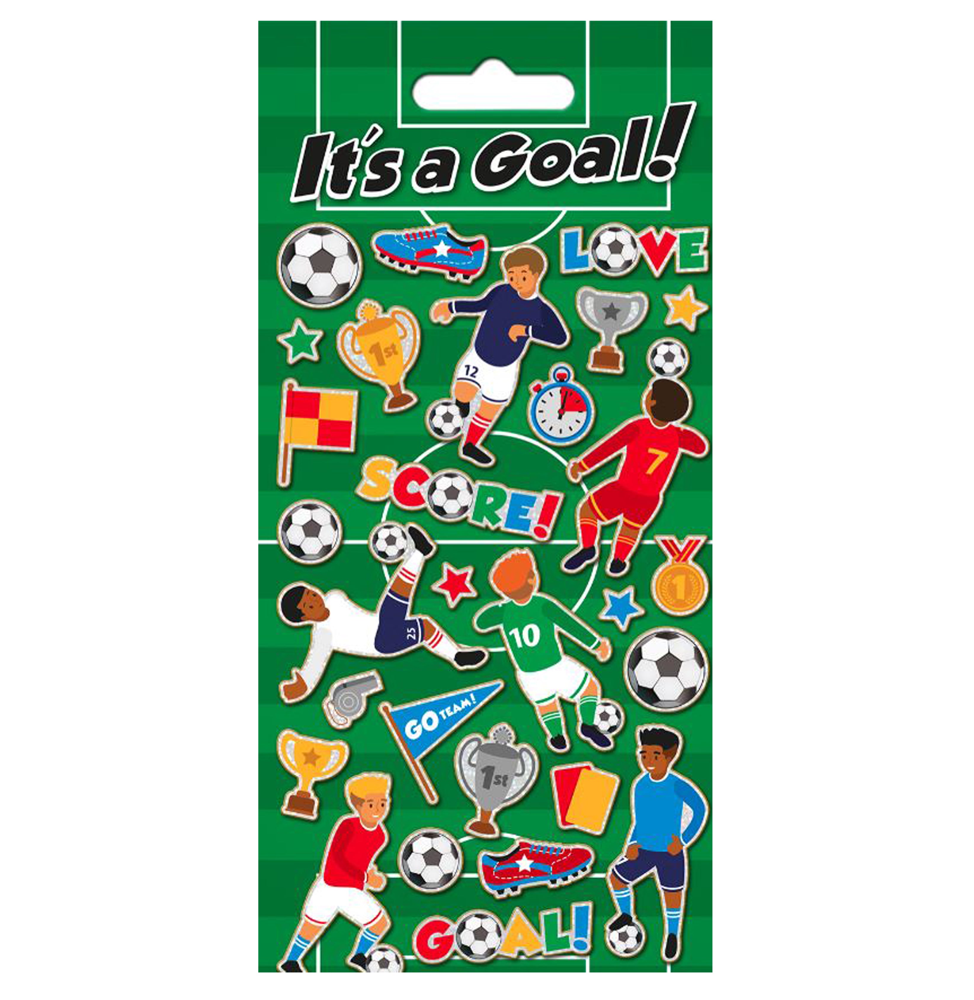 Límmiðar Sparkle – Fótbolta