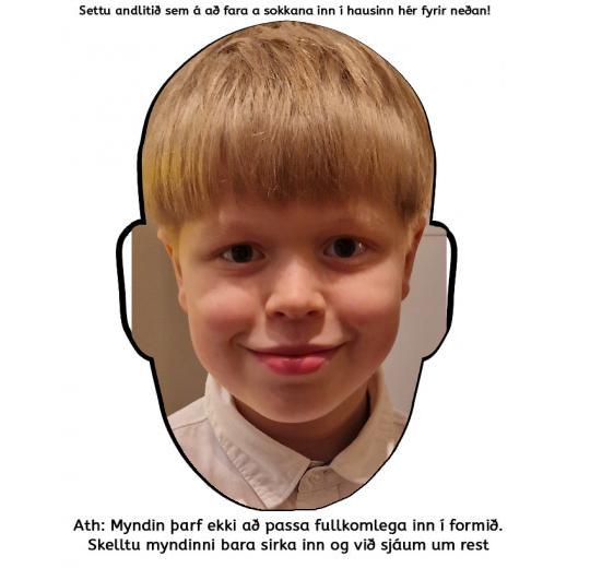 Smettissokkar - Andlitið á sokka