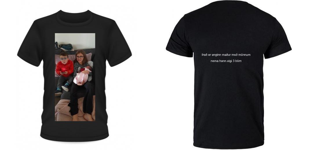 Bolur - Svartur - Merktu Þinn eigin