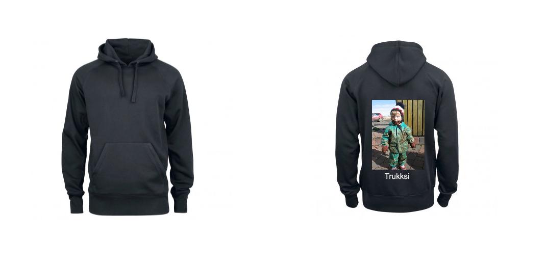 Hettupeysa svört - Hannaðu þína eigin