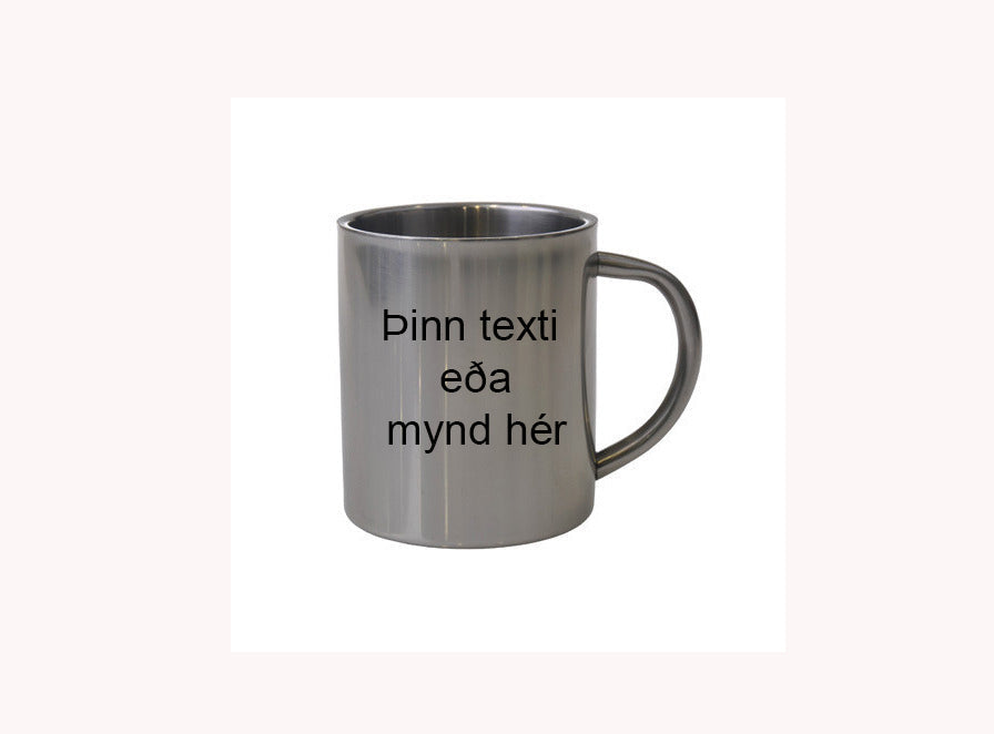 Stálbolli 450 ml - Hannaðu þinn eigin