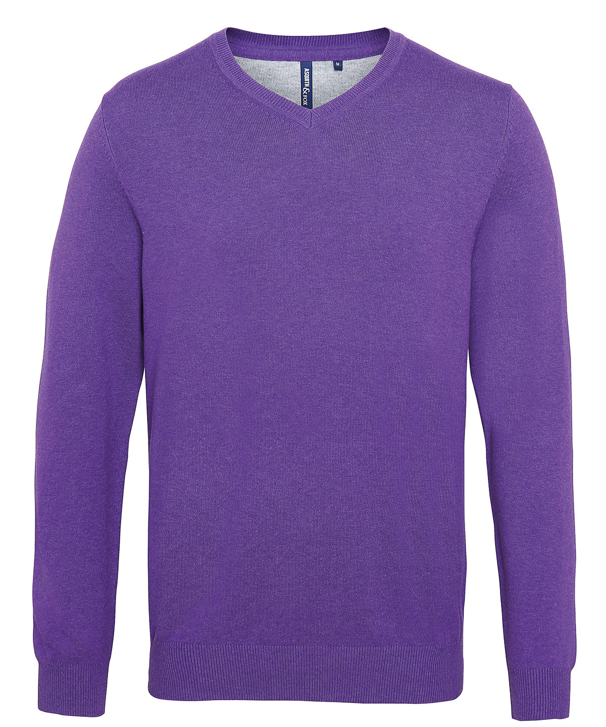 Prjónaðar peysur - Men's Cotton Blend V-neck Sweater