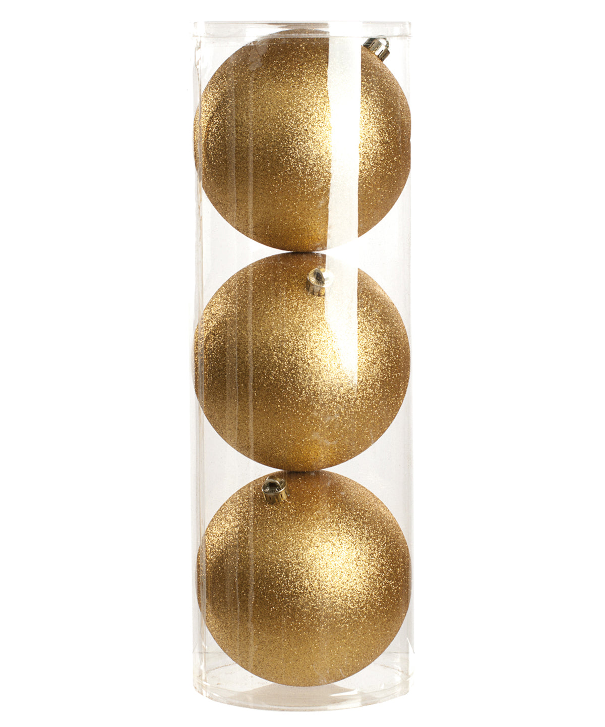 Jólaskraut - 3 X Glitter Balls In Drum