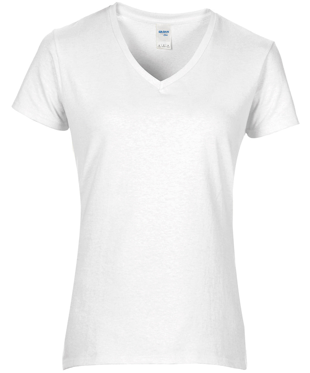 Stuttermabolir - Women's Premium Cotton® V-neck T-shirt