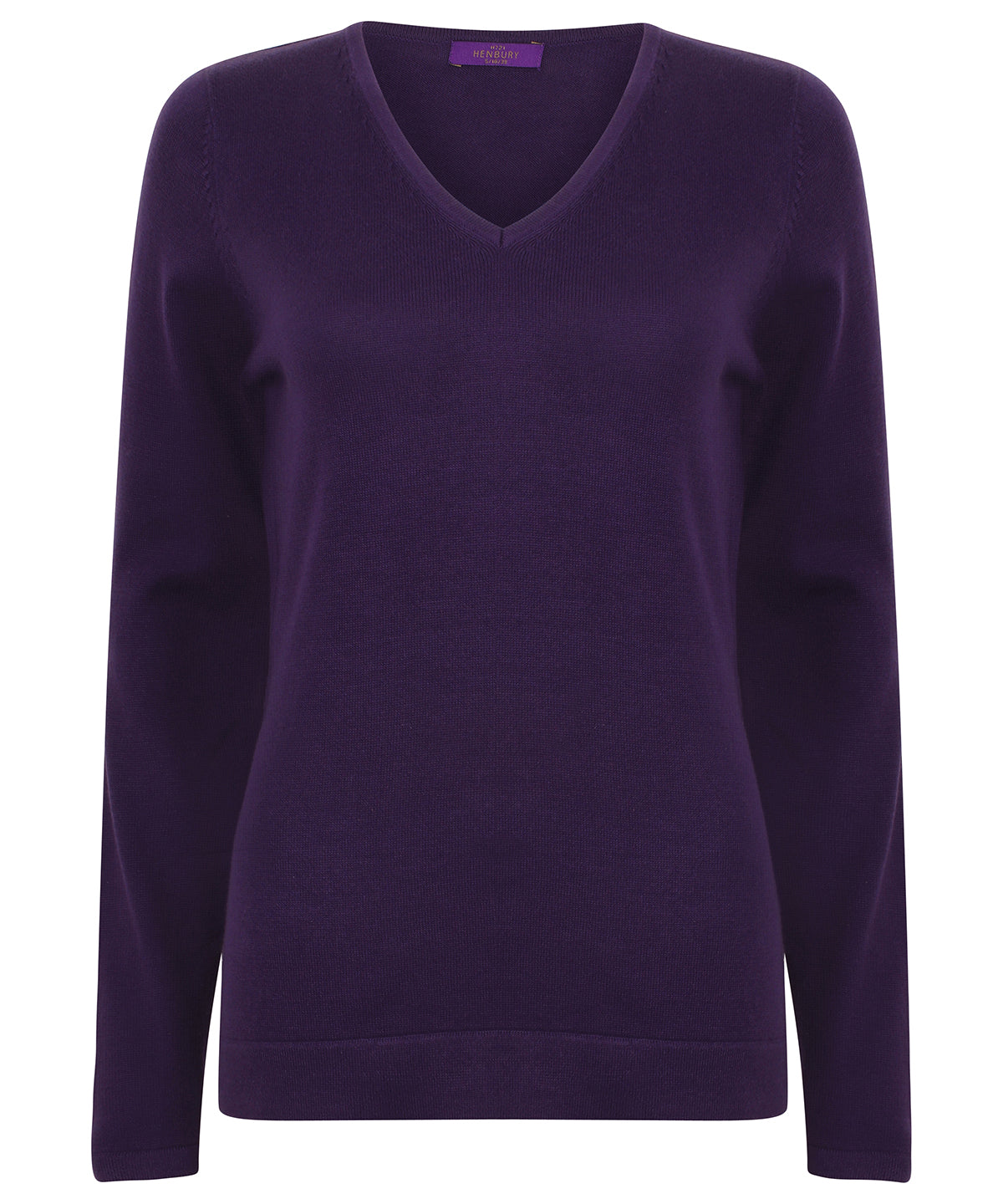 Prjónaðar peysur - Women's 12 Gauge V-neck Jumper