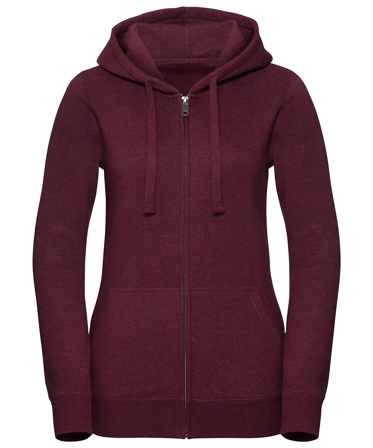 Hettupeysur - Women's Authentic Melange Zipped Hood Sweatshirt