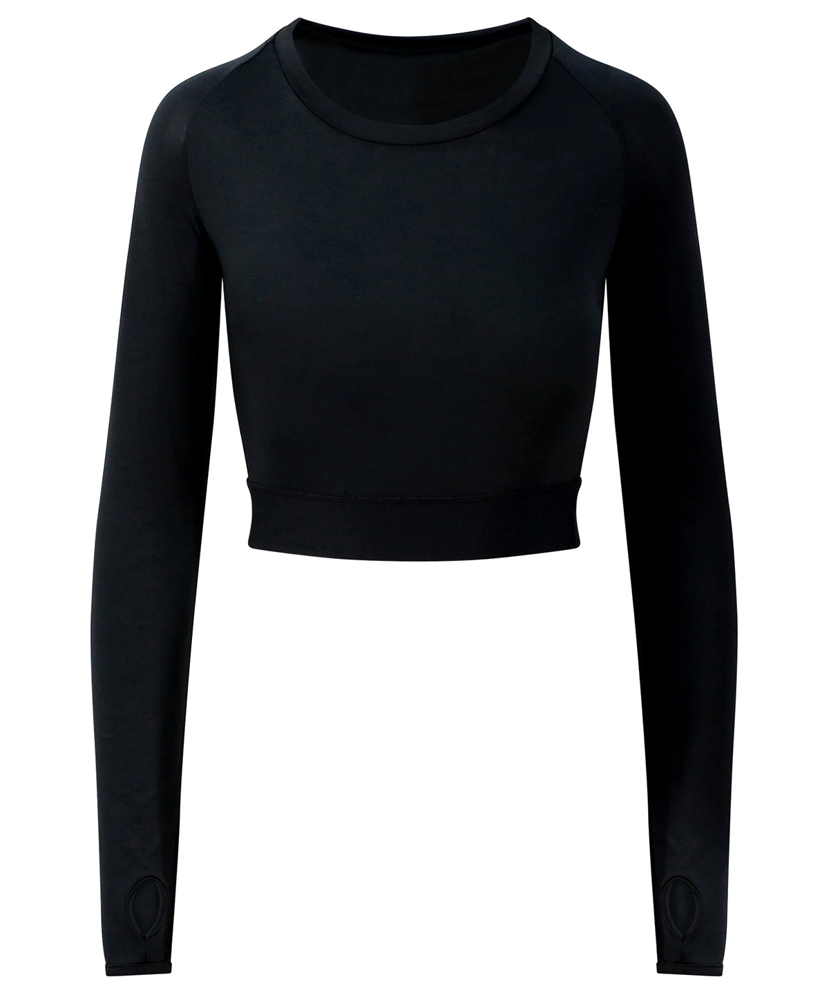 Stuttermabolir - Women's Long-sleeve Crop T