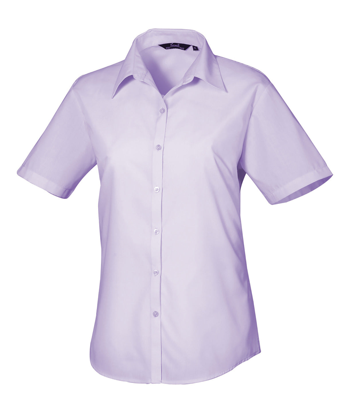 Blússur - Women's Short Sleeve Poplin Blouse