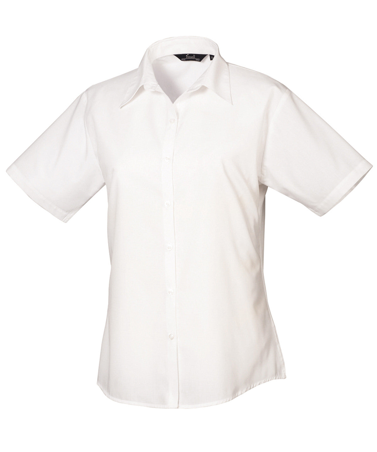 Blússur - Women's Short Sleeve Poplin Blouse