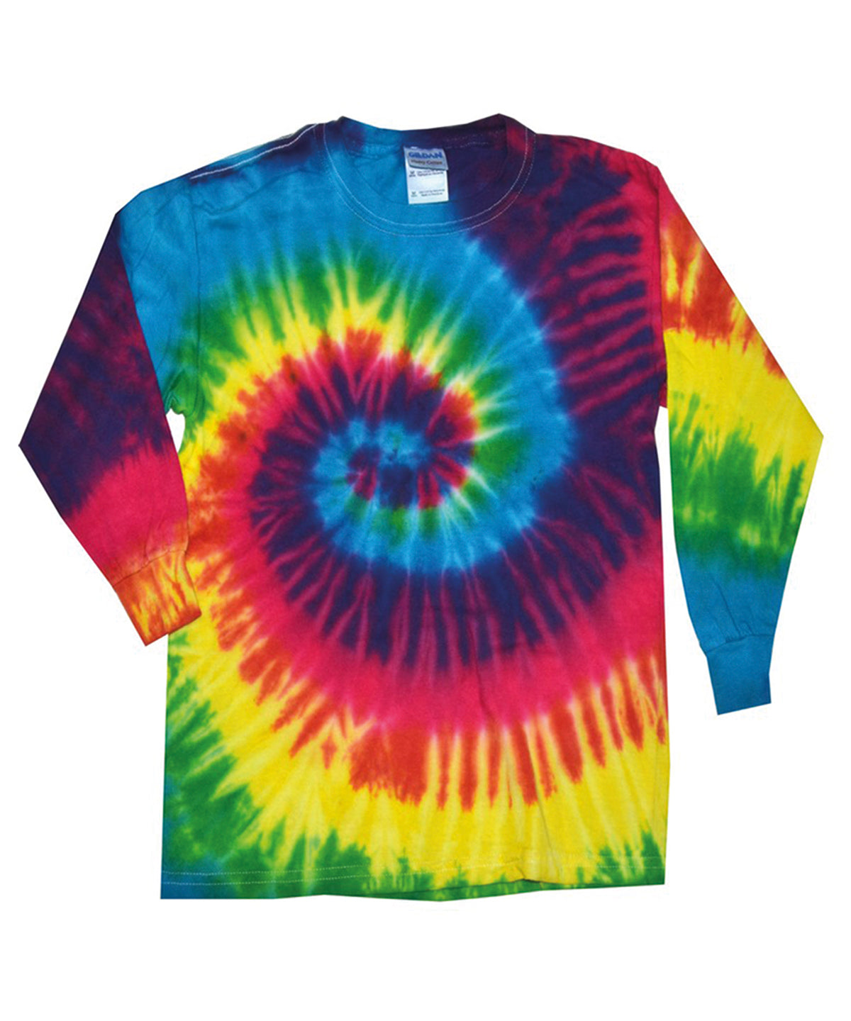 Stuttermabolir - Long Sleeve Tie-dye T