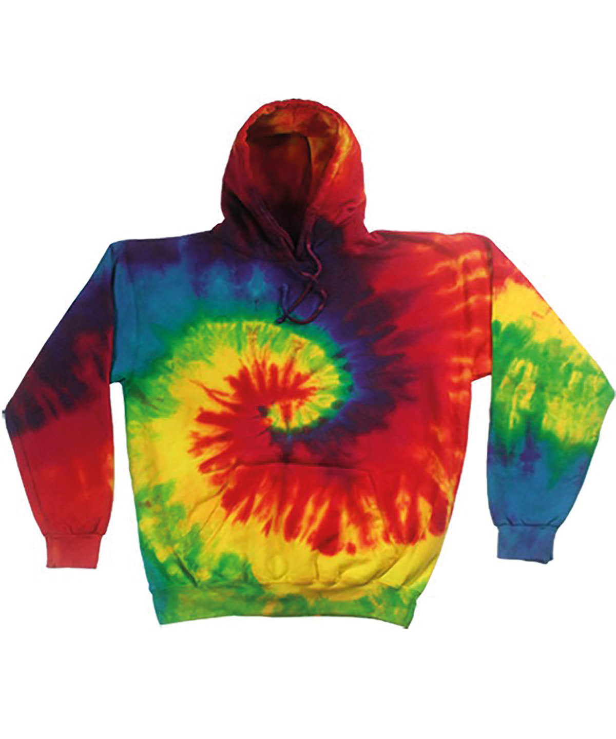 Hettupeysur - Rainbow Tie-dye Hoodie