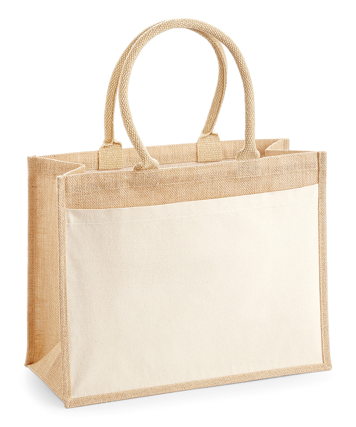 Töskur - Cotton Pocket Jute Shopper
