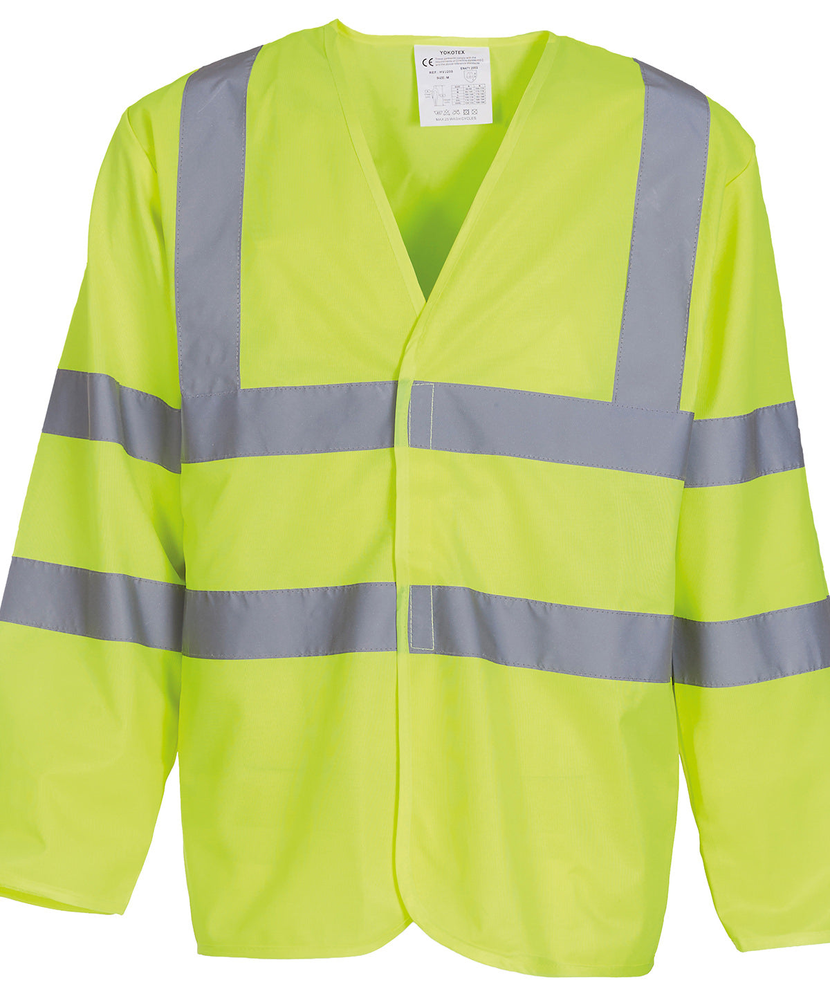 Öryggisvesti - Hi-vis Long Sleeve Waistcoat (HVJ200)