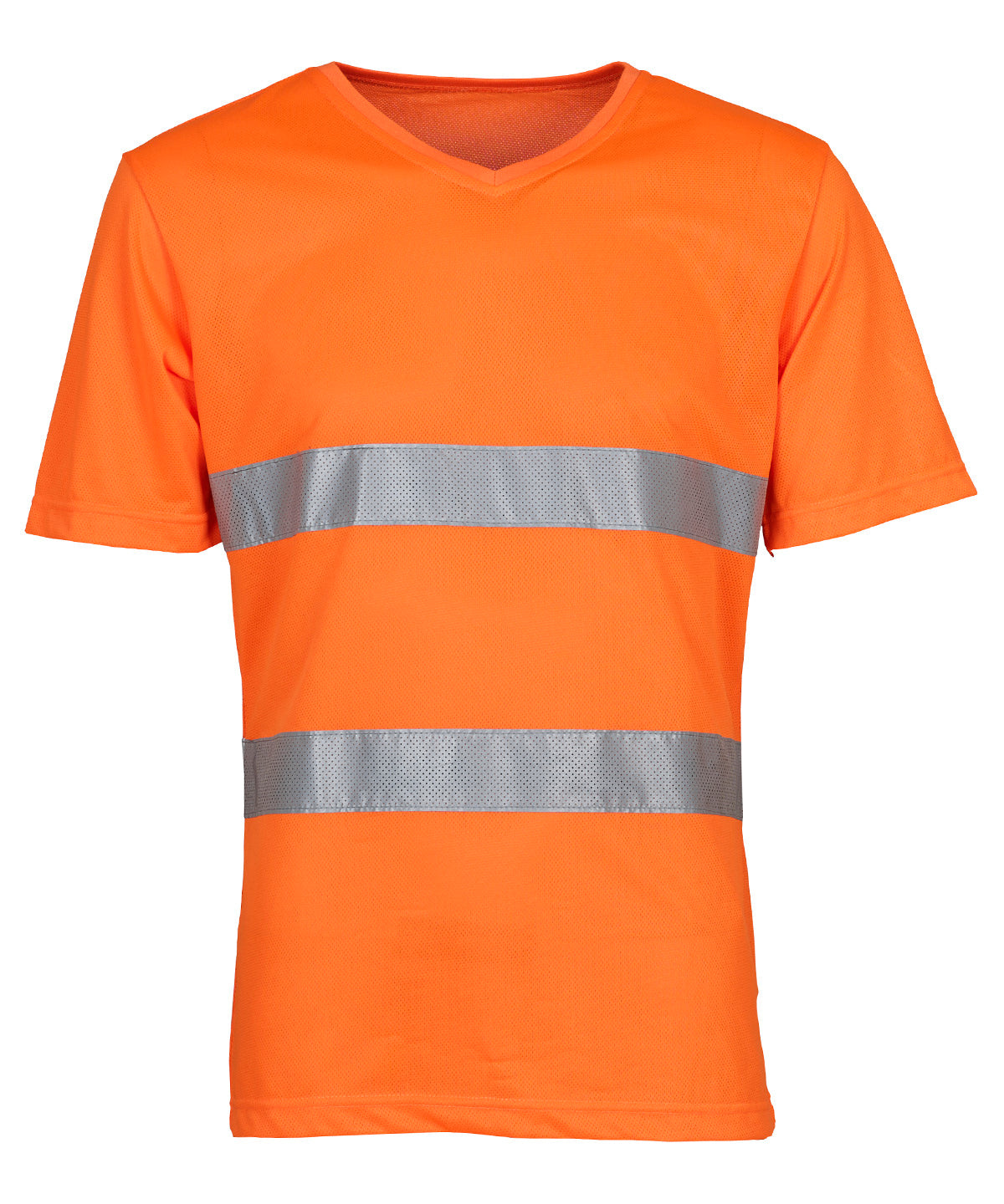Stuttermabolir - Hi-vis Top Cool Super Light V-neck T-shirt (HVJ910)