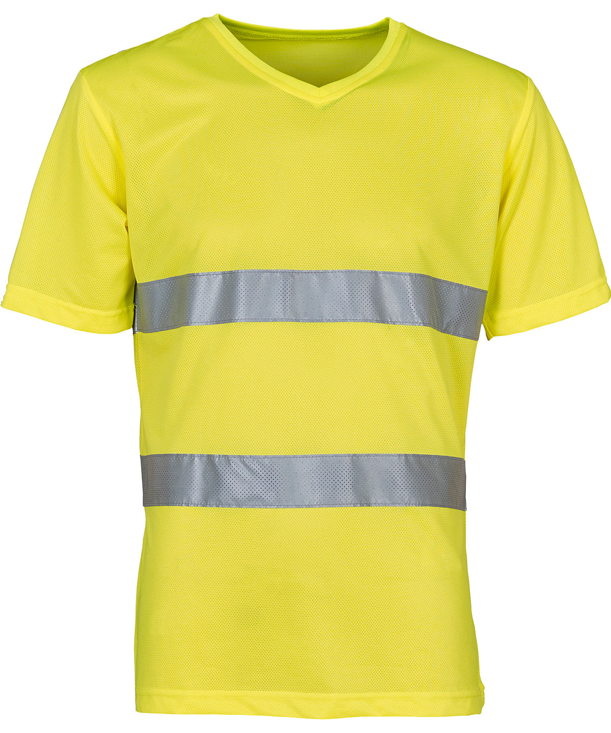 Stuttermabolir - Hi-vis Top Cool Super Light V-neck T-shirt (HVJ910)