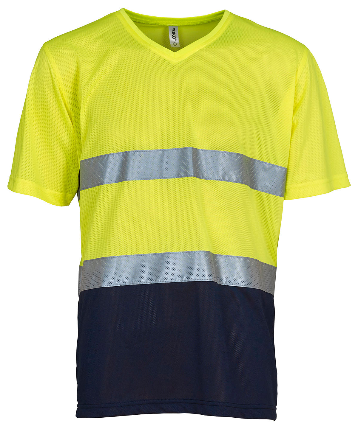 Stuttermabolir - Hi-vis Top Cool Super Light V-neck T-shirt (HVJ910)