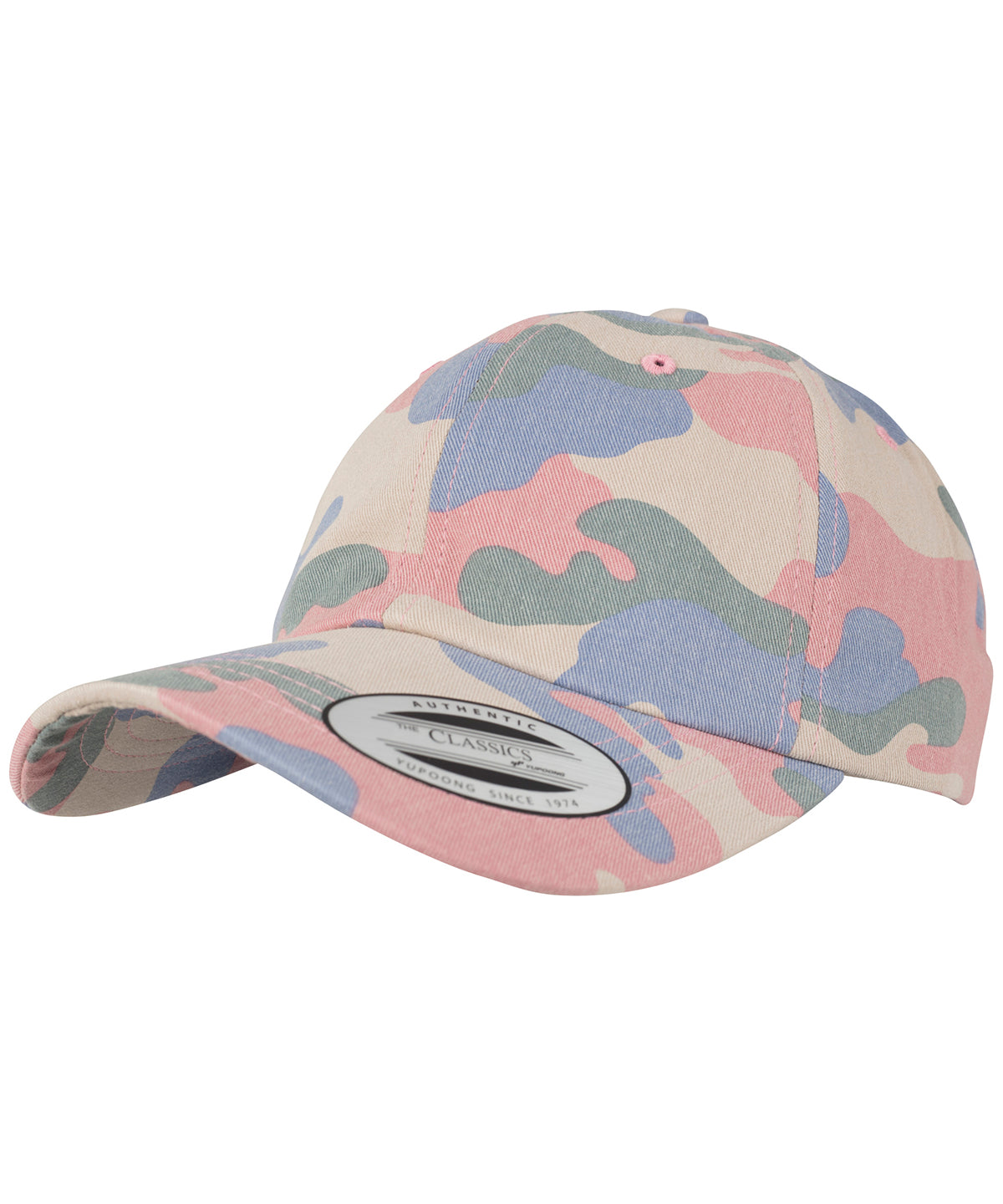 Húfur - Low-profile Cotton Camo Cap (6245FC)