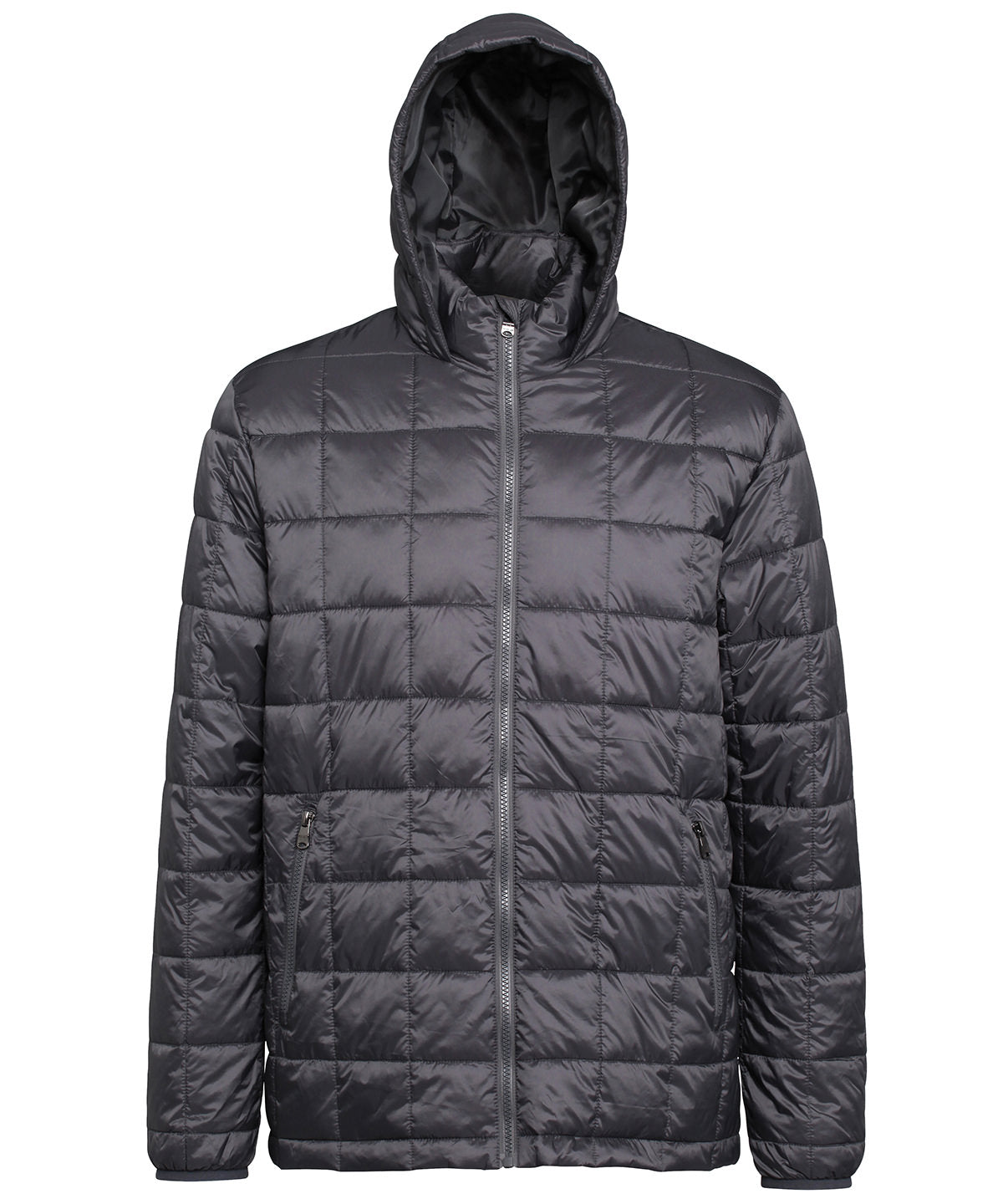 Jakkar - Box Quilt Hooded Jacket