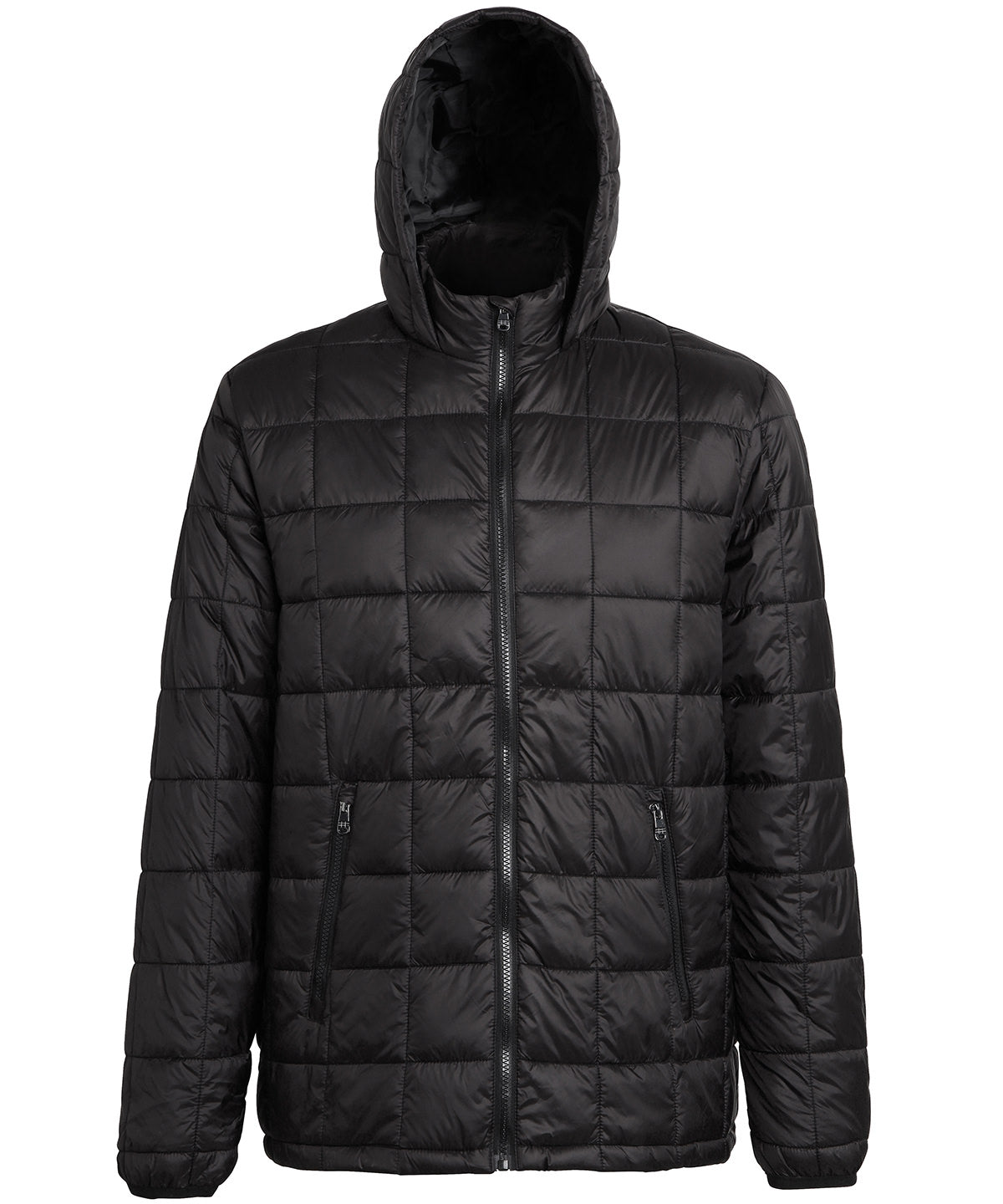 Jakkar - Box Quilt Hooded Jacket
