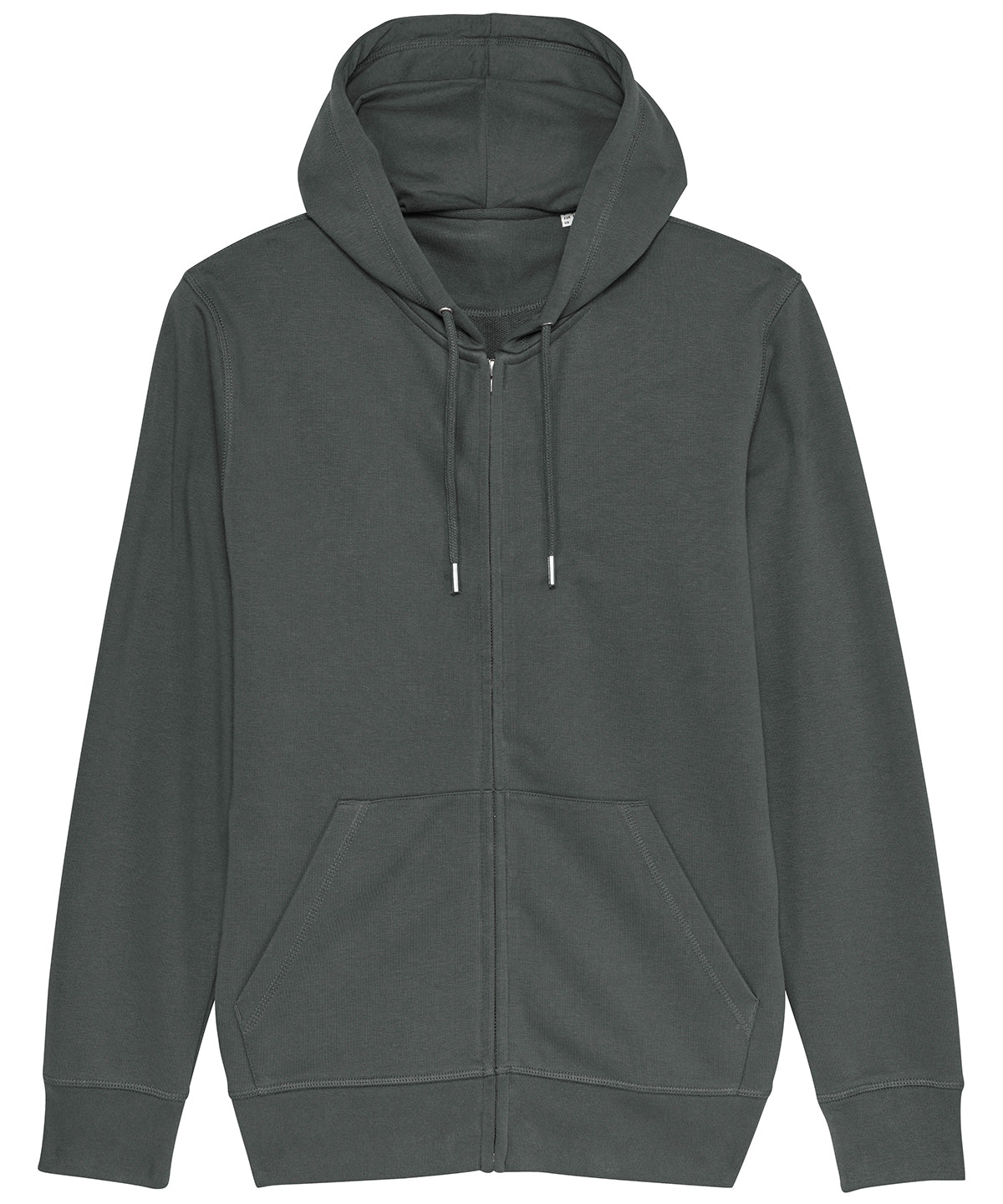 Hettupeysur - Unisex Connector Essential Zip-thru Hoodie Sweatshirt (STSU820)
