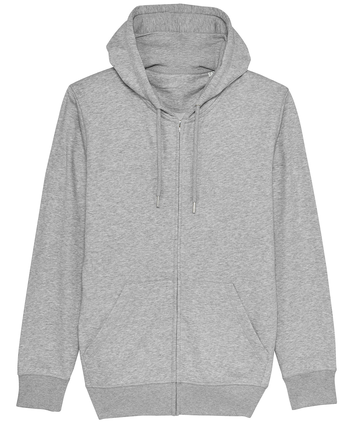 Hettupeysur - Unisex Connector Essential Zip-thru Hoodie Sweatshirt (STSU820)