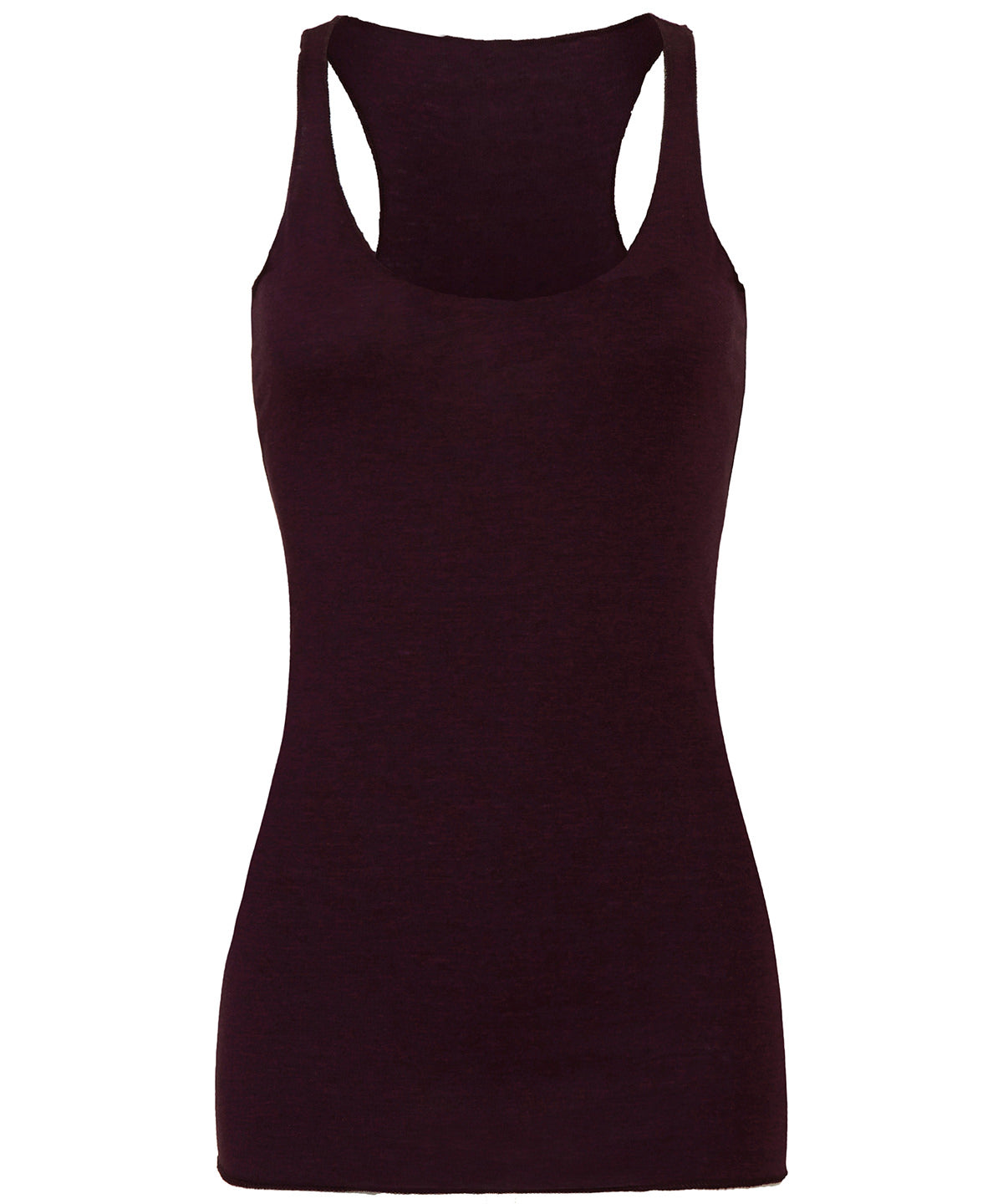 Vesti - Sheer Mini Rib Racerback Tank Top