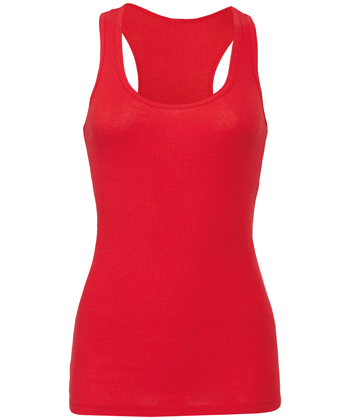 Vesti - 2x1 Rib Racerback Longer Length Tank Top