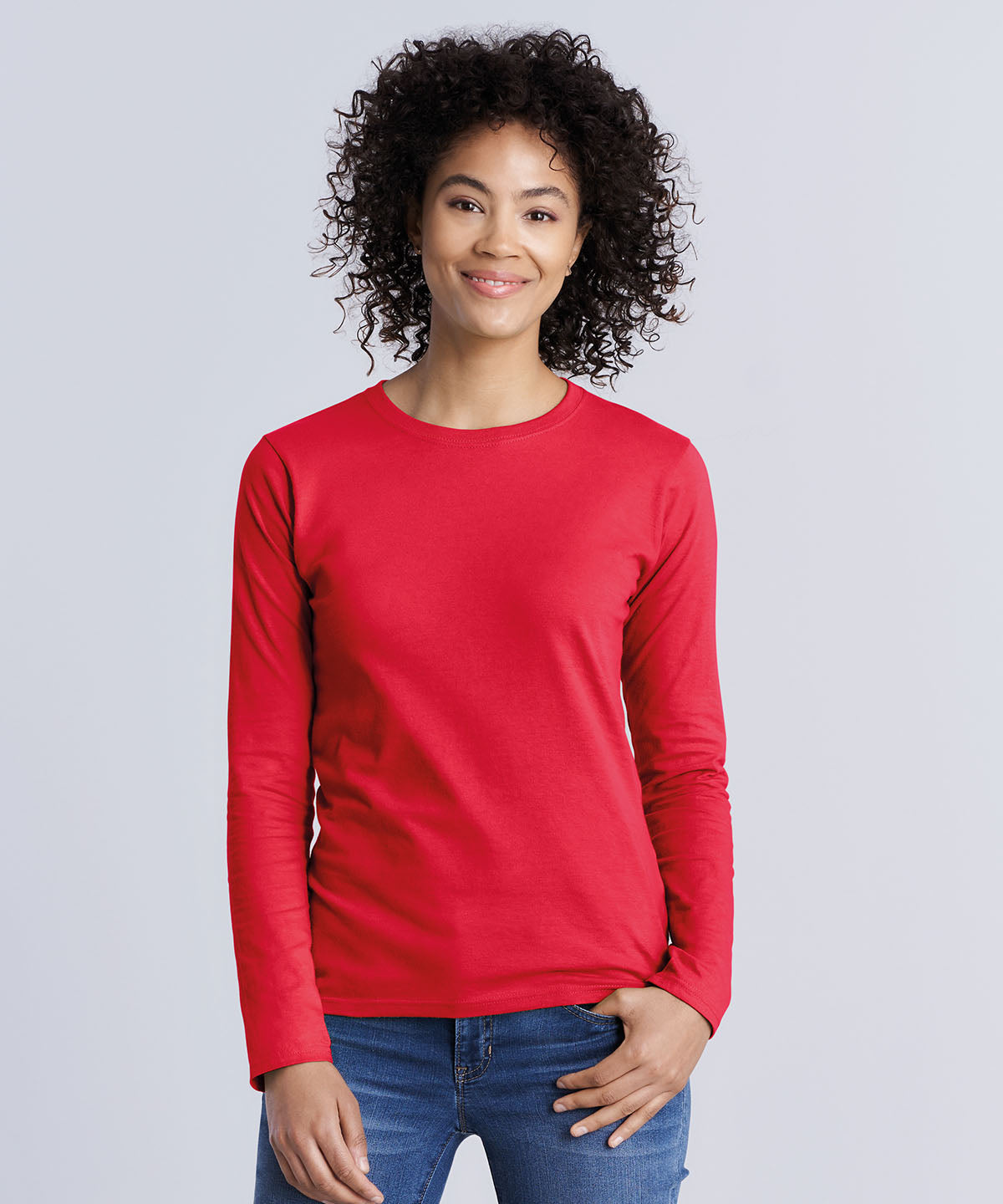 Stuttermabolir - Softstyle™ Women's Long Sleeve T-shirt