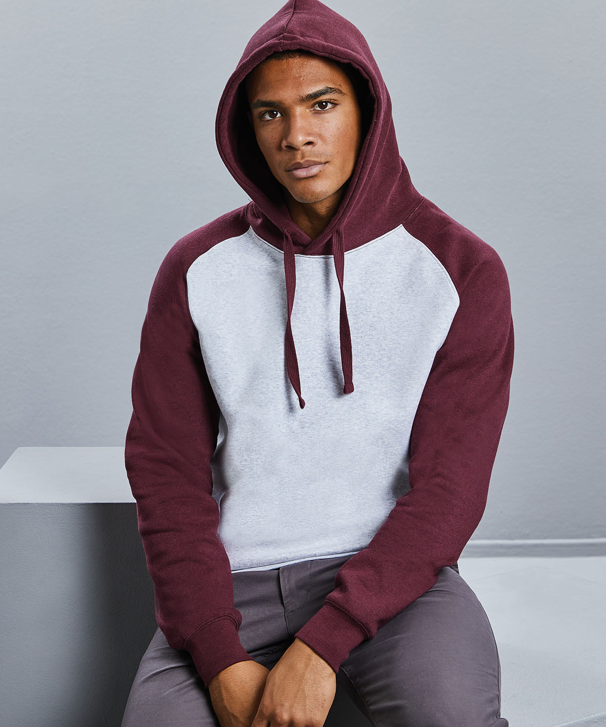 Hettupeysur - Authentic Hooded Baseball Sweatshirt