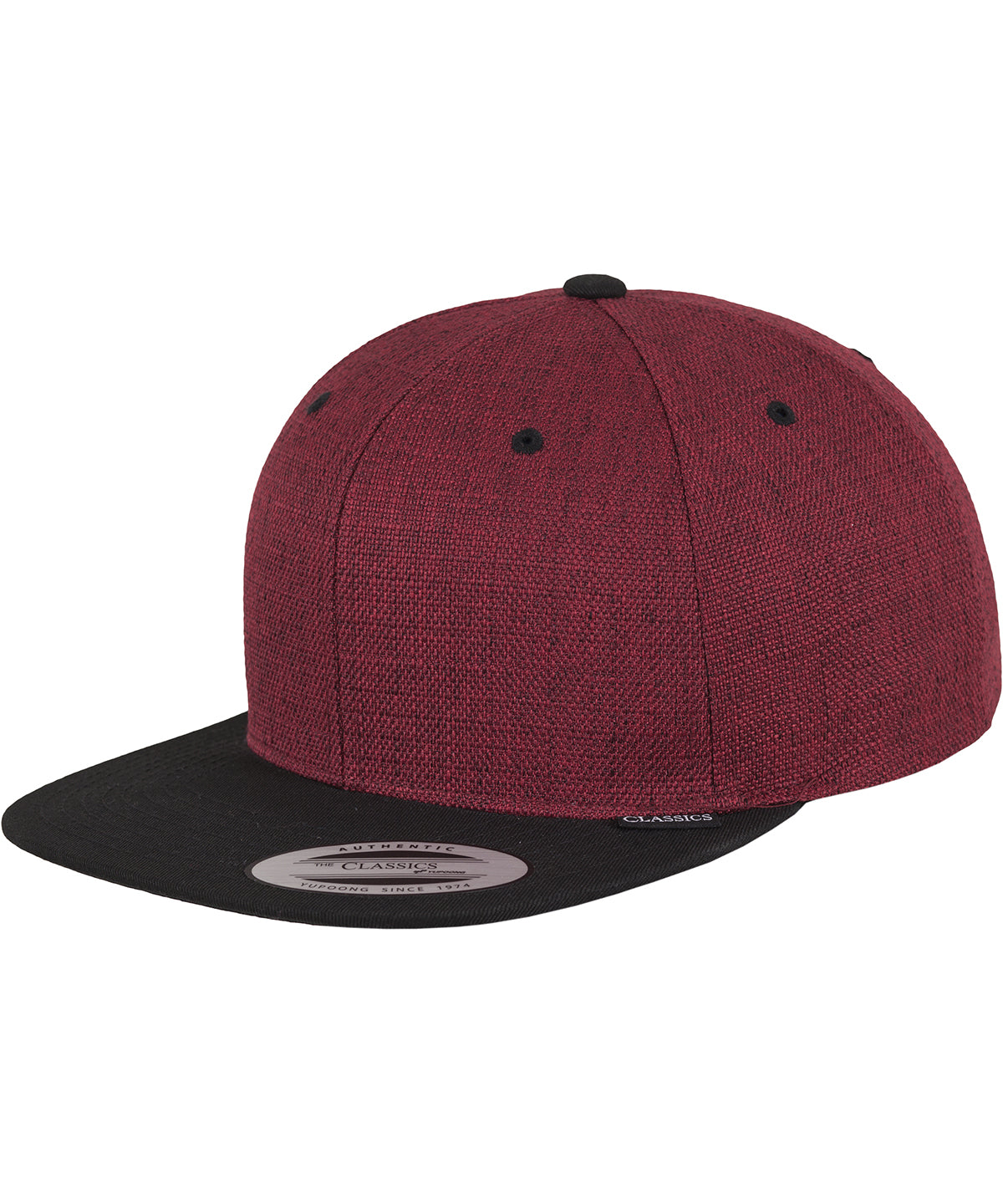 Húfur - Melange 2-tone Snapback (6089ML)