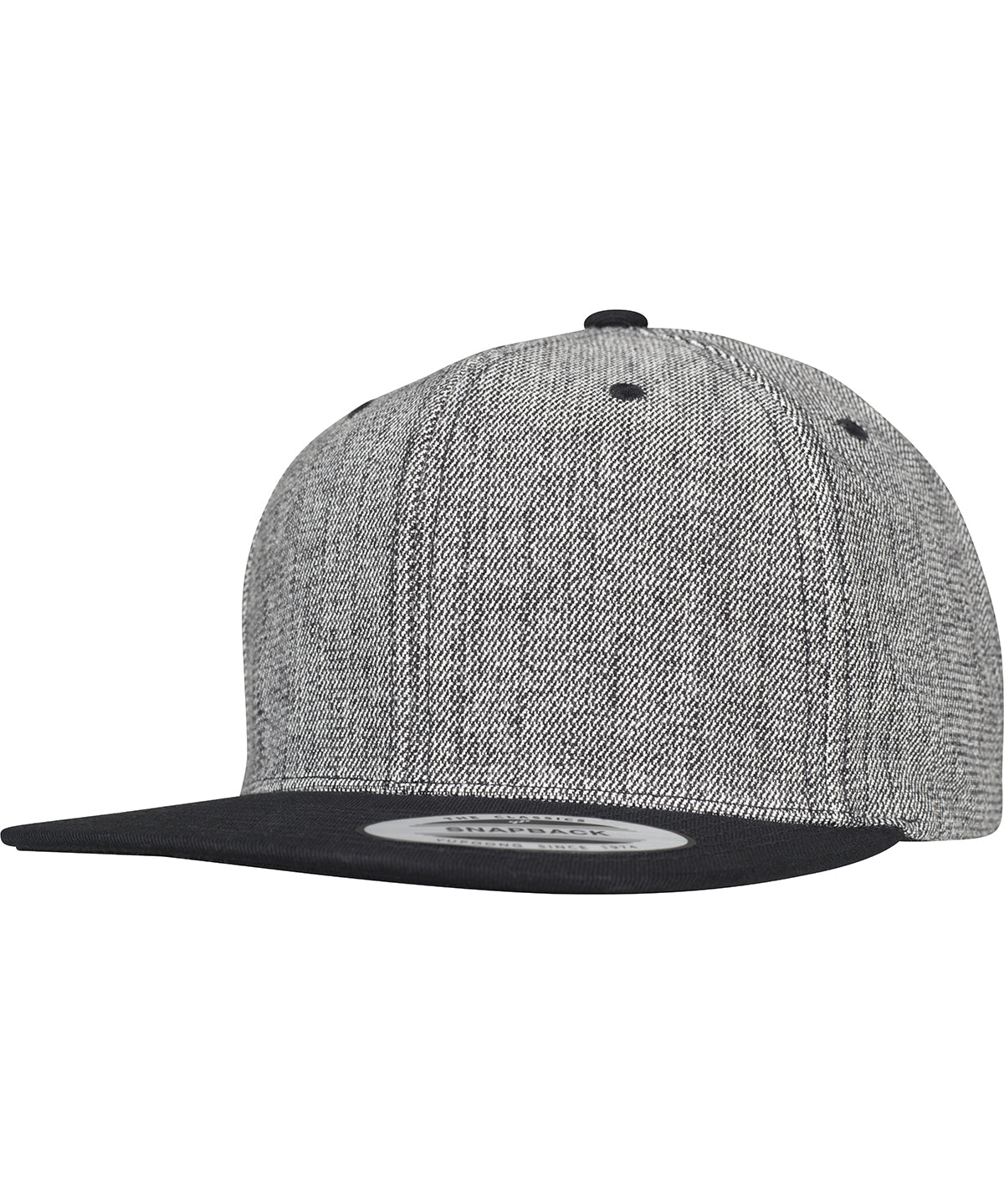 Húfur - Melange Solid Snapback (6089MS)