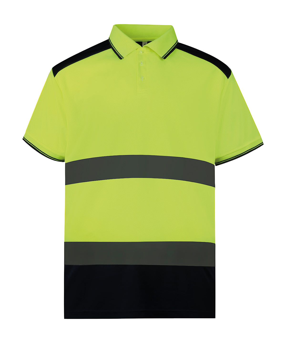 Pólóbolir - Hi-vis Two-tone Polo Shirt (HVJ220)