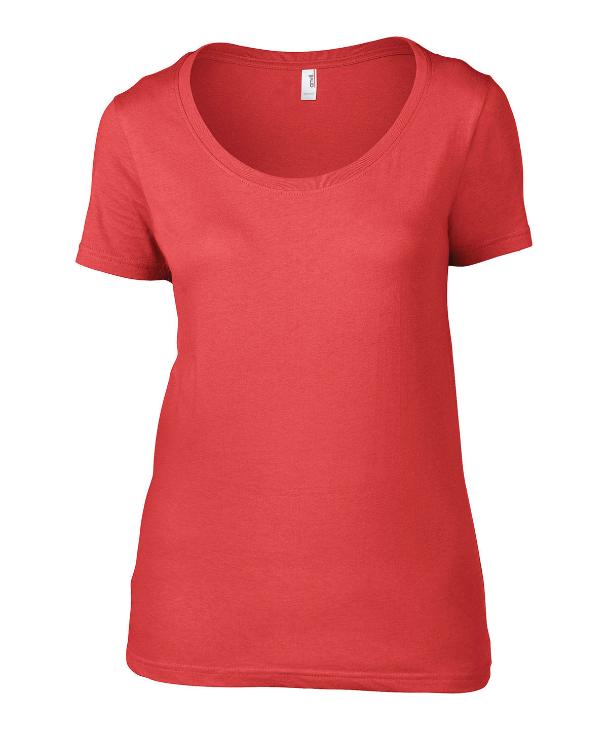 Stuttermabolir - Anvil Women's Featherweight Scoop Tee