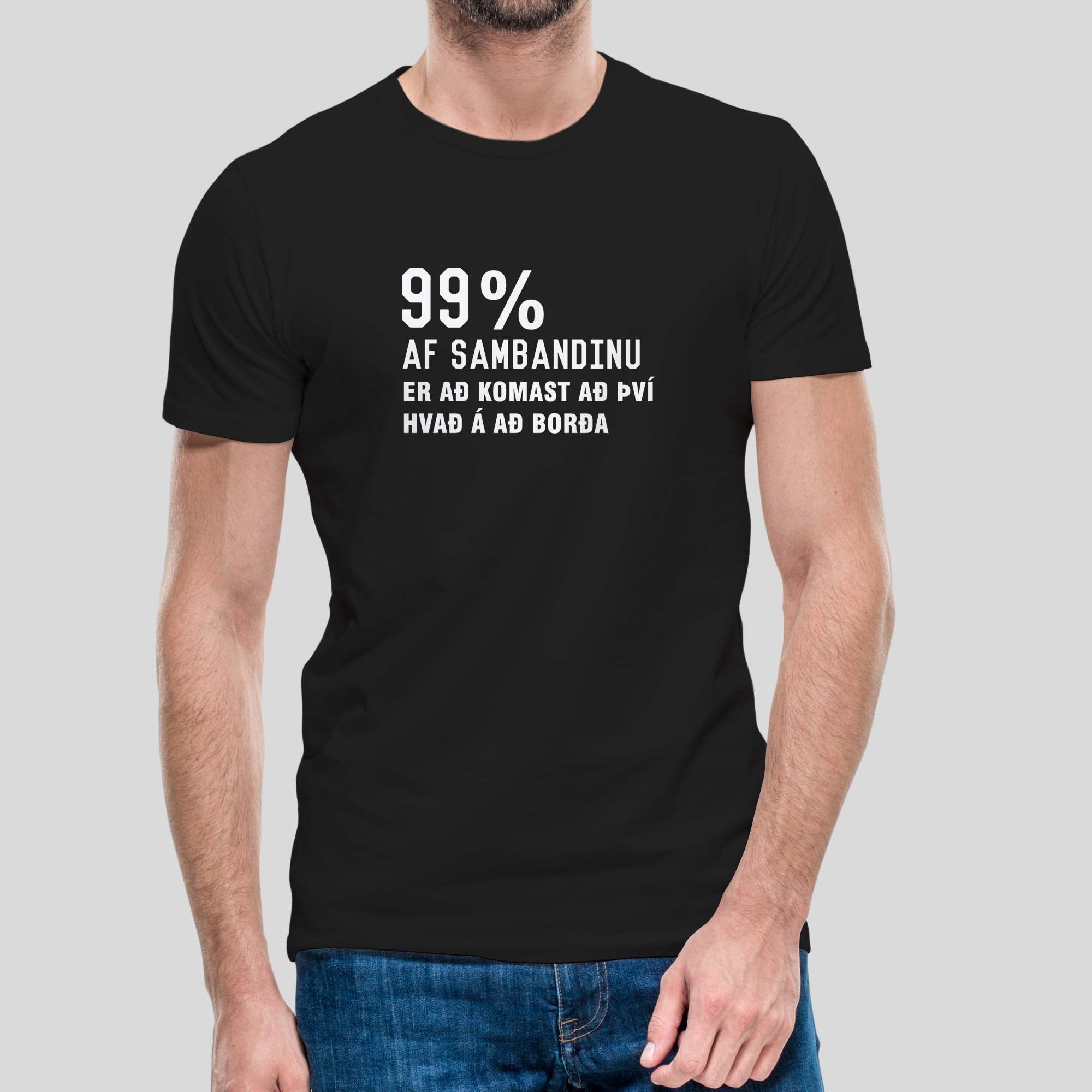 99% AF SAMBANDINU - Svartur bolur