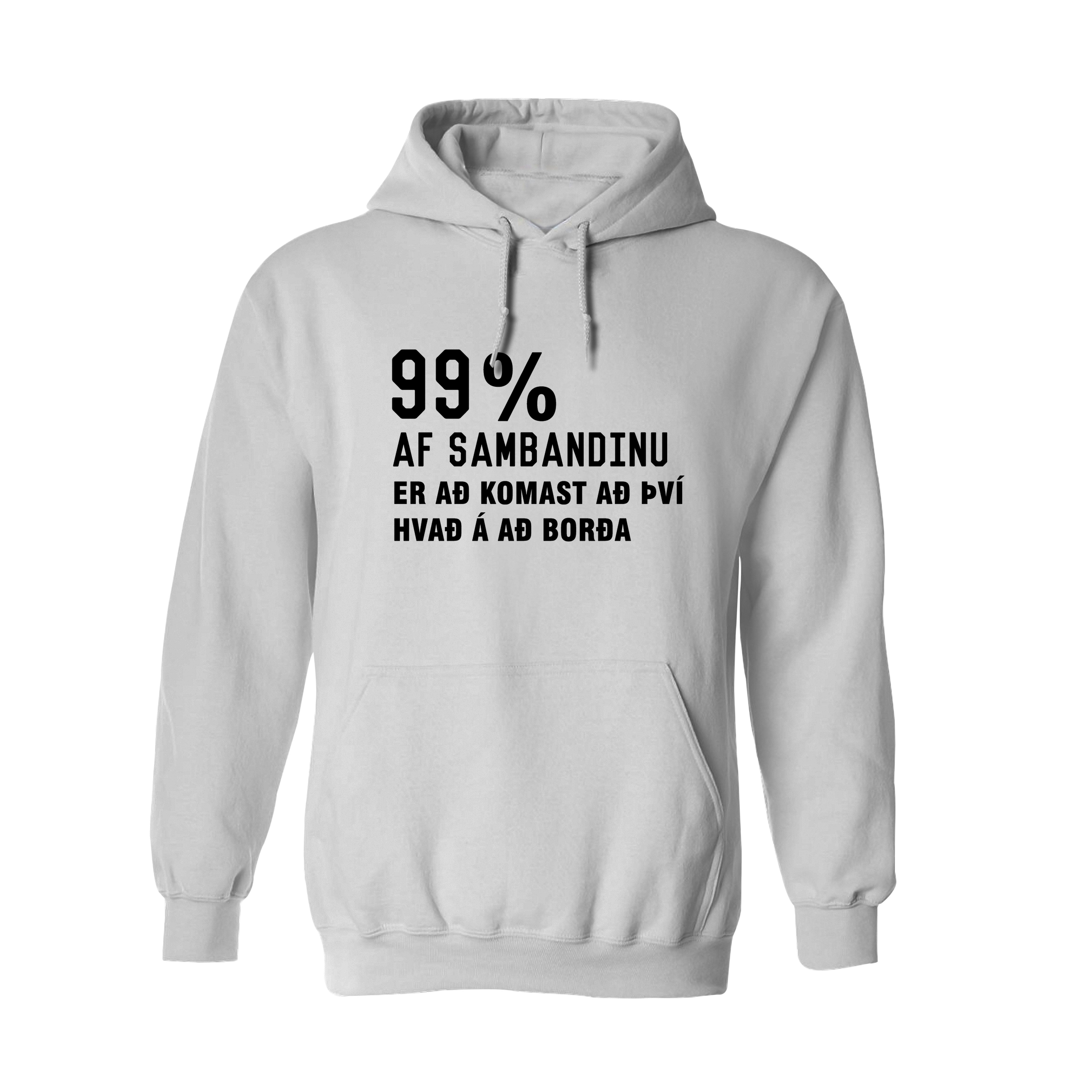 99_ AF SAMBANDINU - Hettupeysa - Hvít