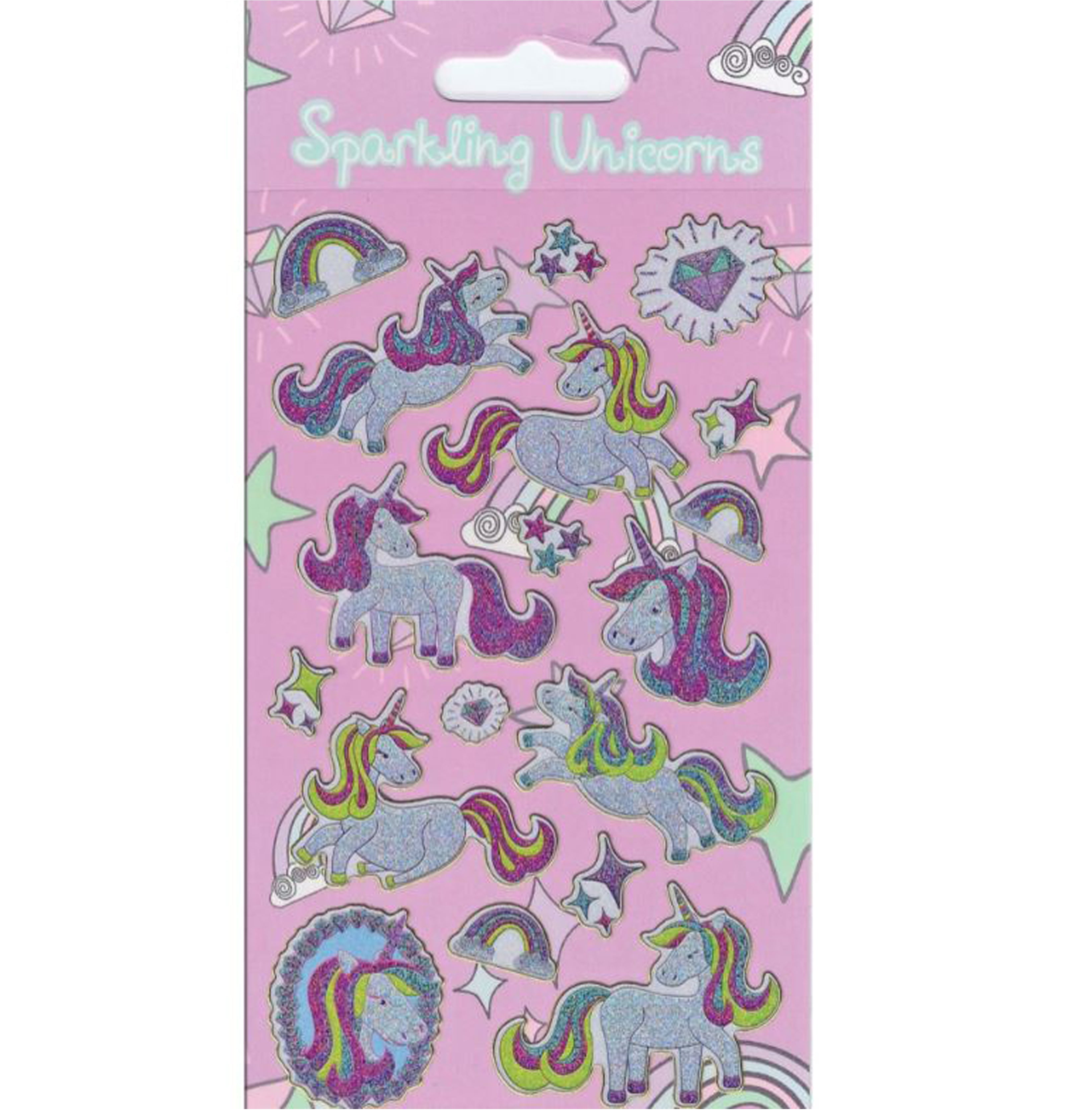 Límmiðar Sparkle – Unicorns