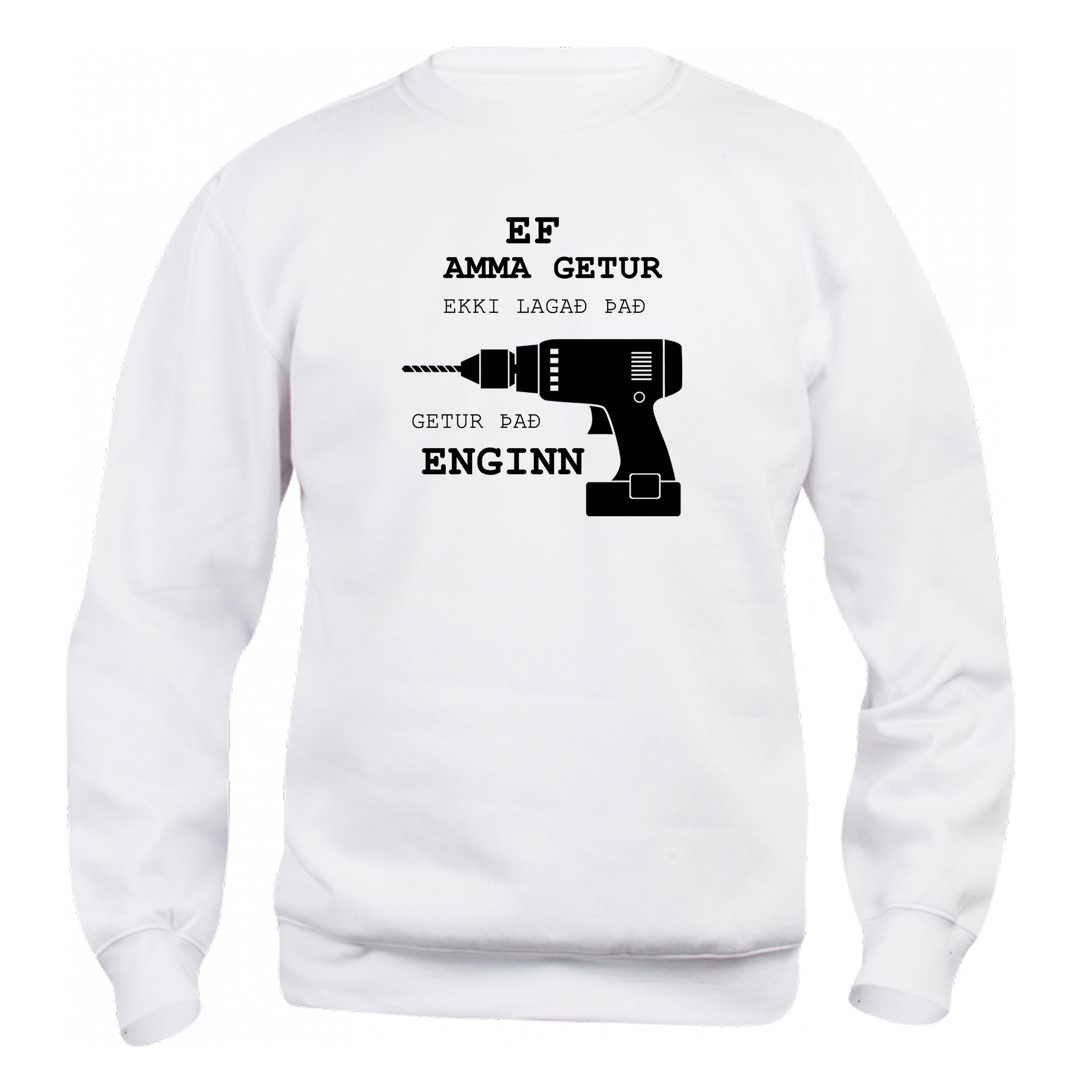 EF AMMA GETUR - Peysa - Hvít