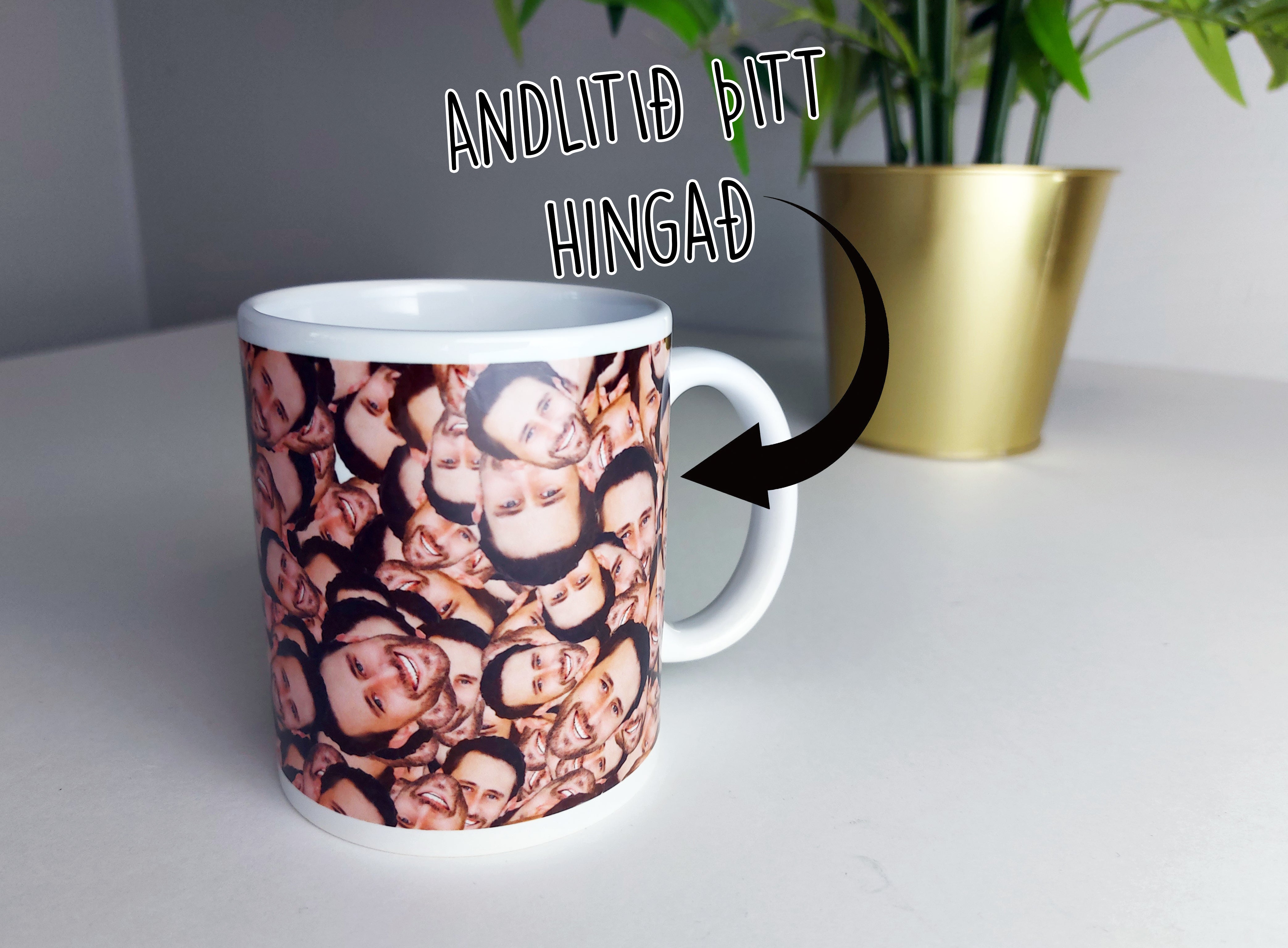 Smettisbolli - Andlitið á bolla